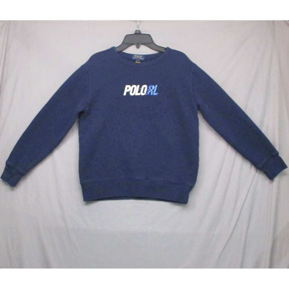 Polo Ralph Lauren Newport Navy Crewneck Sweatshirt Unisex Size Medium